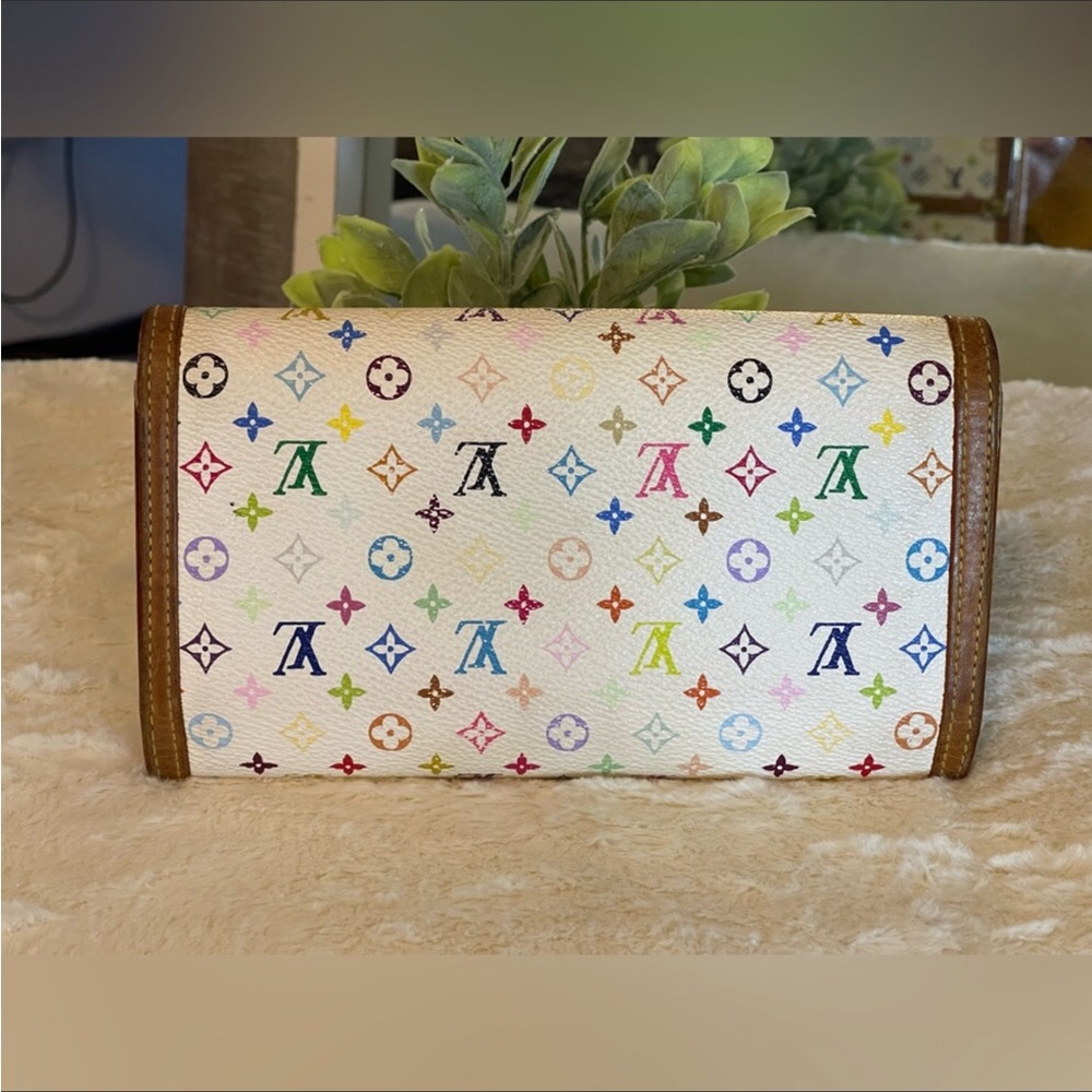 LV Murakami Vintage Monogram Multicolor Porte Tresor International Wallet - Picture 4 of 16